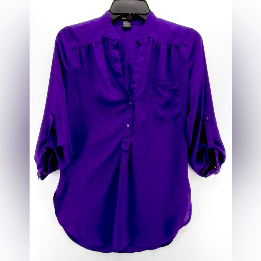 New Liberty Love Tops | Blouse | Color: Purple | Size XL